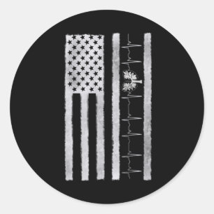 Ademhalingsstelsel-, borstkas- en mediastinumaando ronde sticker