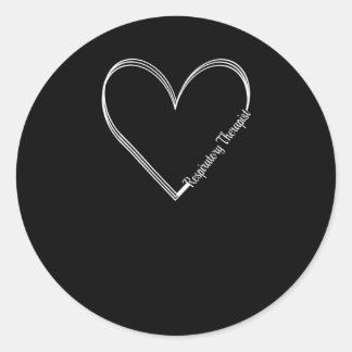 Ademhalingsstelsel-, borstkas- en mediastinumaando ronde sticker
