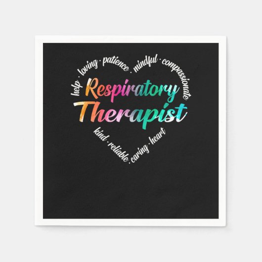 Ademhalingsstelsel-, borstkas- en mediastinumaando servet (Voorkant)