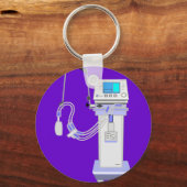 Ademhalingsstelsel-, borstkas- en mediastinumaando sleutelhanger (Voorkant)