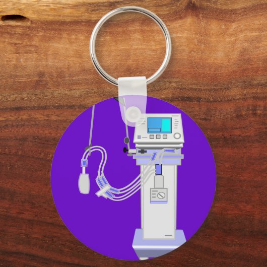 Ademhalingsstelsel-, borstkas- en mediastinumaando sleutelhanger (Voorkant)