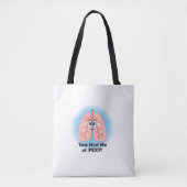 Ademhalingsstelsel-, borstkas- en mediastinumaando tote bag (Voorkant)