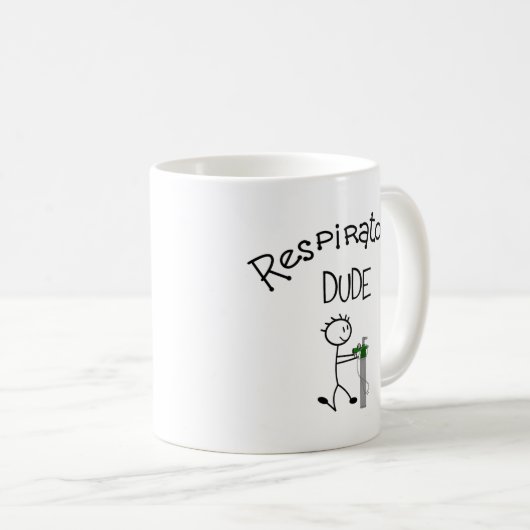 Ademhalingsstelsel-, duwen- en schuurmachines koffiemok (Voorkant rechts)