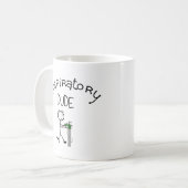 Ademhalingsstelsel-, duwen- en schuurmachines koffiemok (Voorkant links)