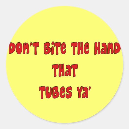 Ademhalingsstelsel- en borstaandoeningen ronde sticker (Voorkant)