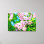 Ademhalingsstelsel Pink Lilacs Canvas Afdruk (Voorkant)