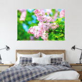 Ademhalingsstelsel Pink Lilacs Canvas Afdruk (Insitu (Slaapkamer))
