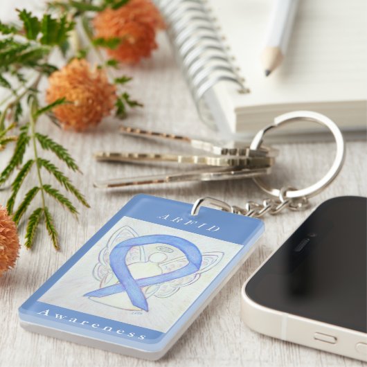 Ademhalingsstoornis (ARFID) Sleutelhanger met lint (Voorkant Rechts)