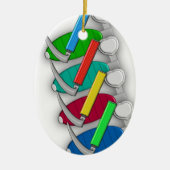 Ademhalingstherapeut Art Giften Keramisch Ornament (Voorkant)