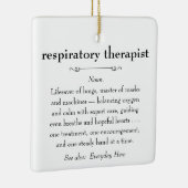Ademhalingstherapeut Definitie Bedankt Gift Keramisch Ornament (Rechts)