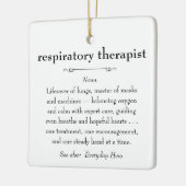 Ademhalingstherapeut Definitie Bedankt Gift Keramisch Ornament (Links)