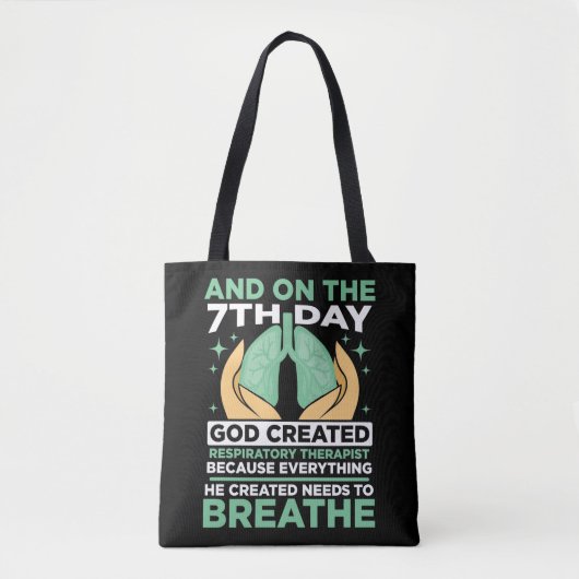 Ademhalingstherapeut Gezondheidszorg Tote Bag (Voorkant)