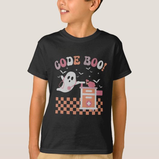 Ademhalingstherapeut Halloween Code Boo Spooky Re T-shirt (Voorkant)
