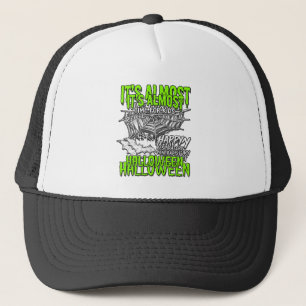 Ademhalingstherapeut Halloween Spinnenweb Ontwerp_ Trucker Pet