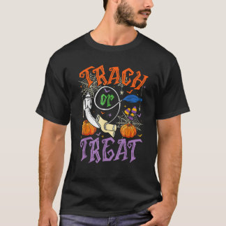 Ademhalingstherapeut Halloween Traktatie of Behand T-shirt