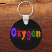 Ademhalingstherapeut "Oxygen" T-Hemden en Giften Sleutelhanger (Voorkant)