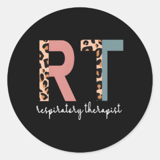 Ademhalingstherapeut RT Ademhalingstherapie Week Ronde Sticker