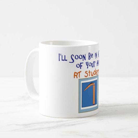 Ademhalingstherapeut (student) RT-cadeaus Koffiemok (Voorkant links)