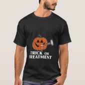 Ademhalingstherapeut truc of behandeling pompoen H T-shirt (Voorkant)