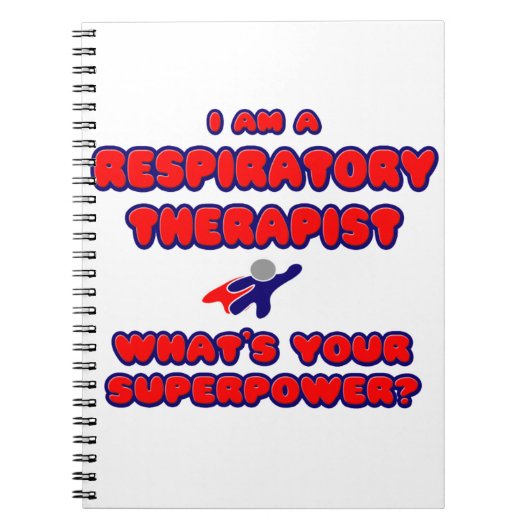 Ademhalingstherapeut .. Wat is je Superpower? Notitieboek (Voorkant)