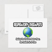 Ademhalingstherapeuten...Wereld een betere plek Briefkaart (Voorkant / Achterkant)