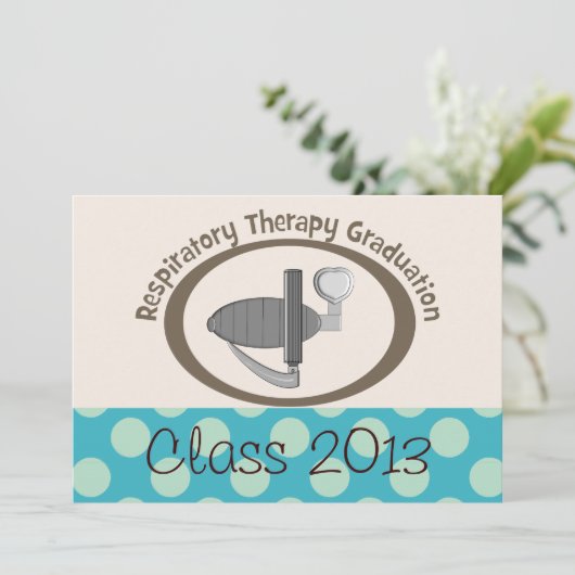 Ademhalingstherapeutische Afstuderen nodigt 2013 A Kaart (Staand voorkant)