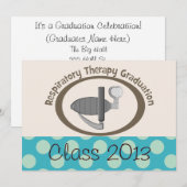 Ademhalingstherapeutische Afstuderen nodigt 2013 A Kaart (Voorkant / Achterkant)