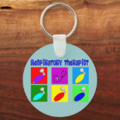 Ademhalingstherapeutische Pop Kunstontwerpen Gifte Sleutelhanger (Voorkant)