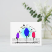 Ademhalingstherapie "Ambu Birds" Geschenken Briefkaart (Staand voorkant)