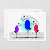 Ademhalingstherapie "Ambu Birds" Geschenken Briefkaart (Voorkant / Achterkant)
