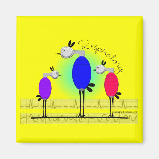Ademhalingstherapie "Ambu Birds" Giften Magneet