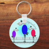 Ademhalingstherapie "Ambu Birds" Giften Sleutelhanger (Voorkant)