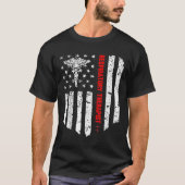 Ademhalingstherapie Amerikaanse vlag Patriottische T-shirt (Voorkant)
