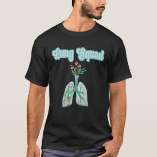 Ademhalingstherapie Anatomie Lung Squad Pulmonary  T-shirt