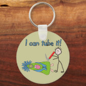 Ademhalingstherapie geeft: "Ik kan het buigen!" Sleutelhanger (Voorkant)