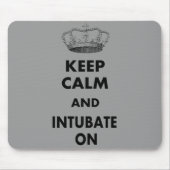 Ademhalingstherapie geeft "Kalm houden en..." Muismat (Voorkant)