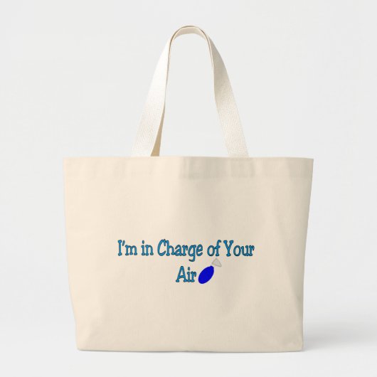 Ademhalingstherapie geeft "verantwoordelijk voor u grote tote bag (Voorkant)