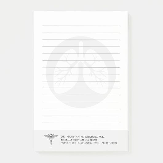 Ademhalingstherapie |  gelamineerd post-it® notes (Voorkant)