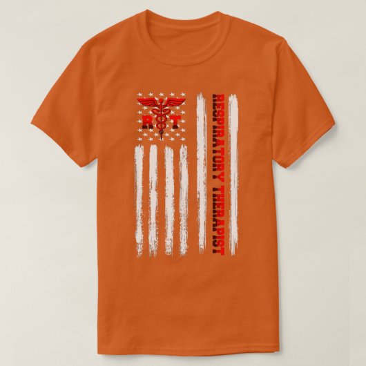 Ademhalingstherapie Gift Physician Therapy Ameri T-shirt (Design voorkant)