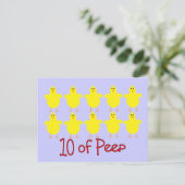 Ademhalingstherapie Gifts "10 of PEEP" Funny Briefkaart (Staand voorkant)