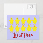 Ademhalingstherapie Gifts "10 of PEEP" Funny Briefkaart (Voorkant / Achterkant)