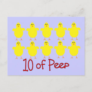 Ademhalingstherapie Gifts "10 of PEEP" Funny Briefkaart