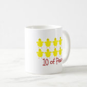 Ademhalingstherapie Gifts "10 of PEEP" Funny Koffiemok (Voorkant rechts)