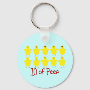 Ademhalingstherapie Gifts "10 of PEEP" Funny Sleutelhanger