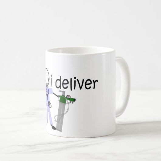 Ademhalingstherapie "I Deliver" (zuurstof) Koffiemok (Voorkant rechts)