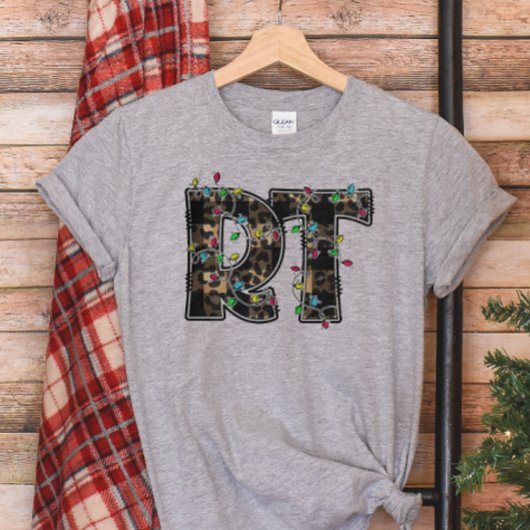 Ademhalingstherapie Kerstmis RT T-shirt