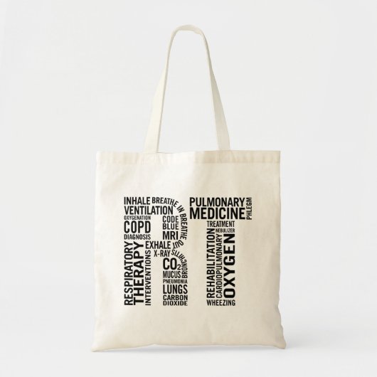 Ademhalingstherapie RT Tote Bag (Voorkant)