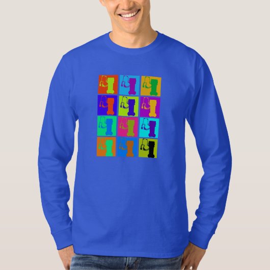 Ademhalingstherapie T-Hemden 12 Ventilatoren Popar T-shirt (Voorkant)