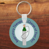 Ademhalingstherapie "voor uw lucht" sleutelhanger (Voorkant)