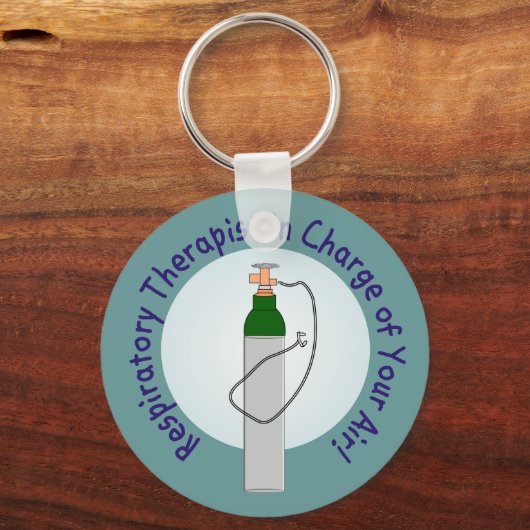 Ademhalingstherapie "voor uw lucht" sleutelhanger (Voorkant)